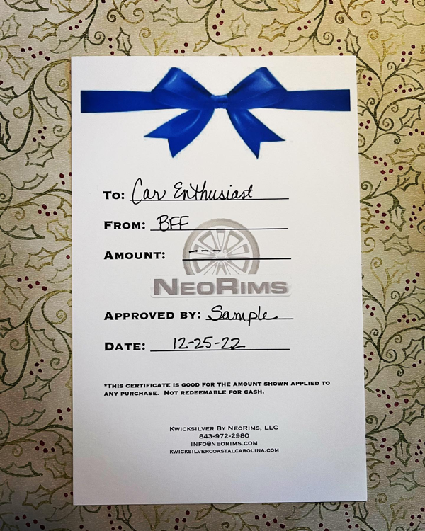Gift Certificates