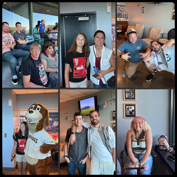 Team outing at the Riverdogs!